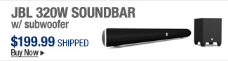 Newegg Flash  JBL 320W Soundbar w/ Subwoofer