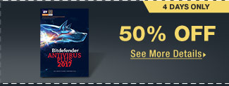 4 DAYS ONLY! 50% OFF SELECT SOFTWARE*