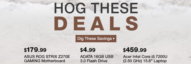 Dig These Savings