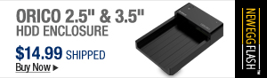 Newegg Flash – ORICO 2.5" & 3.5" HDD Enclosure