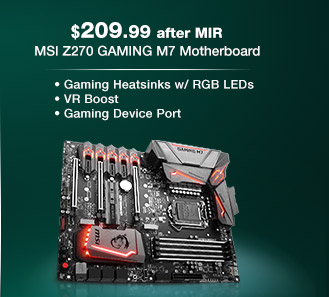 MSI Z270 GAMING M7 Motherboard