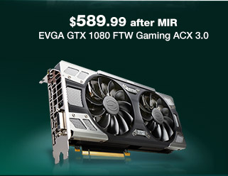 EVGA GTX 1080 FTW Gaming ACX 3.0