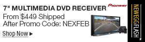 Newegg Flash - Pioneer 7" Multimedia DVD Receiver