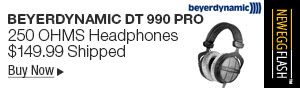 Newegg Flash - Beyerdynamic DT 990 PRO 250 OHMS Headphones