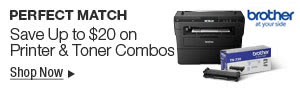 Brother - Perfect Match. Save up to $20 on Printer & Toner Combos