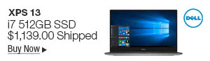 Newegg Flash – Dell XPS 13 i7 512GB SSD