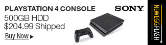 Newegg Flash - Sony PlayStation 4 Console 500GB HDD