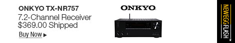 Newegg Flash  ONKYO TX-NR757 7.2-Channel Network A/V Receiver