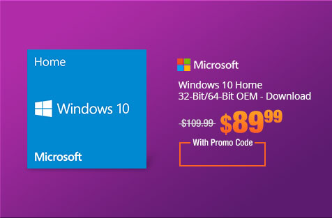 Windows 10 Home 32-Bit/64-Bit OEM - Download