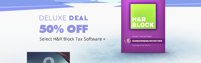 Deluxe Deal - Select H&R Block Tax Software