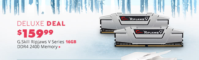 Deluxe Deal - G.Skill Ripjaws V Series 16GB DDR4 2400 Memory