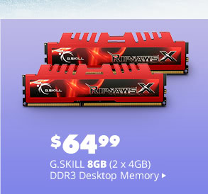 G.SKILL 8GB (2 x 4GB) DDR3 Desktop Memory