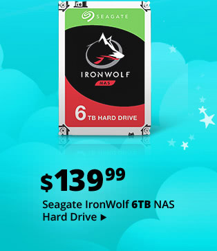 Feature - $139.99 Seagate IronWolf 6TB NAS Hard Drive