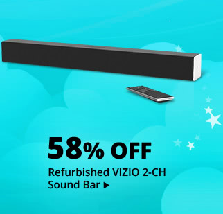 Feature - 58% Off Refurbished VIZIO 2-CH Sound Bar