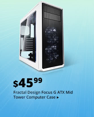 Feature - $45.99 Fractal Design Focus G ATX Mid Tower Computer Case