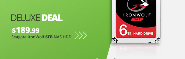 Deluxe Deal - Seagate IronWolf 6TB NAS HHD