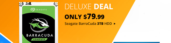 Deluxe Deal - Seagate BarraCuda 3TB HDD