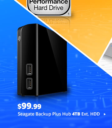 Seagate Backup Plus Hub 4TB Ext. HDD