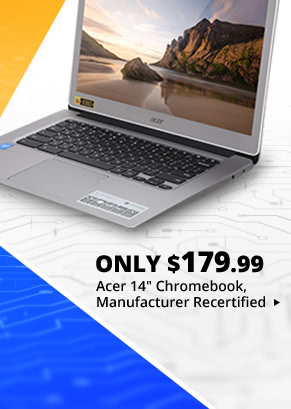 Acer 14 inch Chromebook Manufacturer Recertified