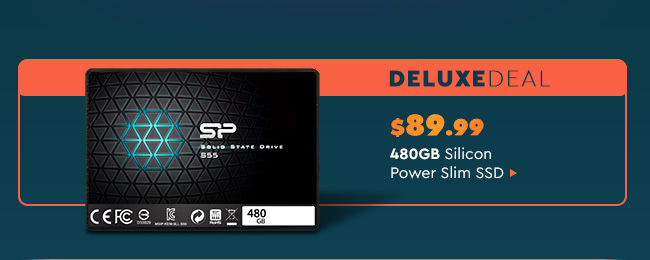 Deluxe Deal - $89.99 480GB Silicon Power Slim SSD