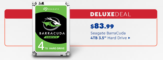 Deluxe Deal - $83.99 Seagate BarraCuda 4TB 3.5" Hard Drive