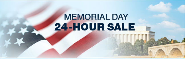 Memorial Day 24-Hour Sale