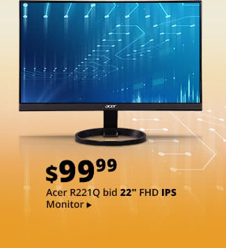 Feature - $99.99 Acer R221Q bid 22" FHD IPS Monitor