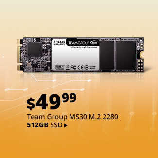 Feature - $49.99 Team Group MS30 M.2 2280 512GB SSD