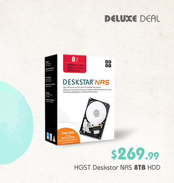 DELUXE DEAL - HGST Deskstar NAS 8TB HDD