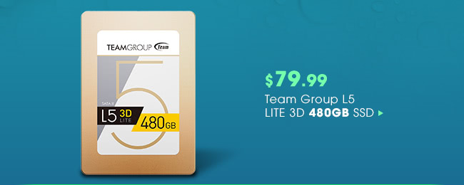 $79.99 Team Group L5 LITE 3D 480GB SSD