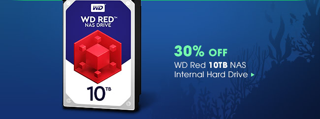 30% OFF WD Red 10TB NAS Internal Hard Drive