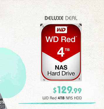 DELUXE DEAL - WD Red 4TB NAS HDD