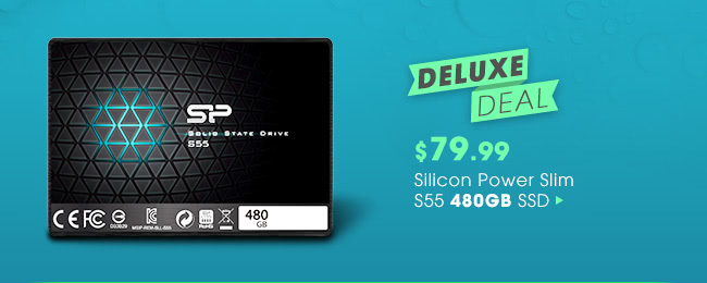 Deluxe Deal - $79.99 Silicon Power Slim S55 480GB SSD