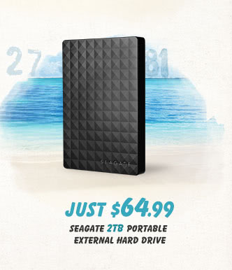 Seagate 2TB Portable External Hard Drive