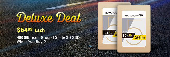 Deluxe Deal - $74.99 480GB Team Group L5 LITE 3D 2.5" SSD