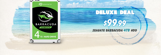 Deluxe Deal - Seagate Barracuda 4TB HDD