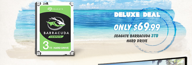 Deluxe Deal - Seagate BarraCuda 3TB Hard Drive