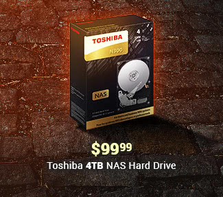 $99.99 - Toshiba 4TB NAS Hard Drive