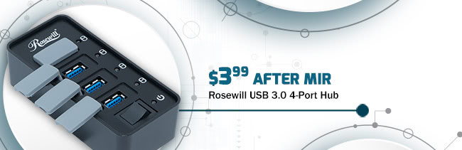 Rosewill USB 3.0 4-Port Hub