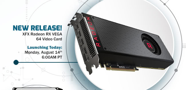 Deluxe Deal - NEW RELEASE! XFX Radeon RX VEGA 64 Video Card