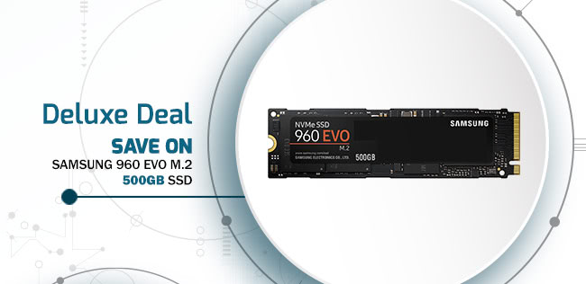 Deluxe Deal - SAMSUNG 960 EVO M.2 500GB SSD