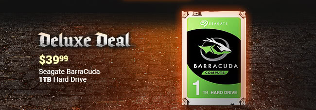 Deluxe Deal - $39.99 Seagate BarraCuda 1TB Hard Drive