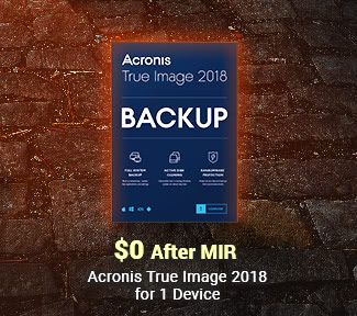 $0 After MIR Acronis True Image 2018 for 1 Device