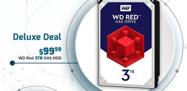 Deluxe Deal - WD Red 3TB NAS HDD