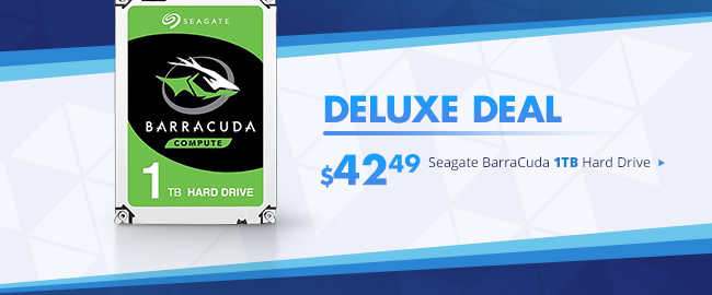 Deluxe Deal - Seagate BarraCuda 1TB Hard Drive