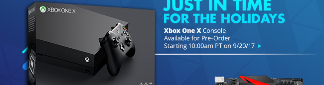 Xbox One X Console Available for Pre-Order Starting 10:00am PT 