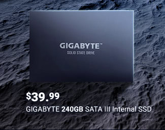 $39.99 GIGABYTE 240GB SATA III Internal SSD