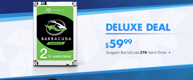 Deluxe Deal - Seagate BarraCuda 2TB Hard Drive