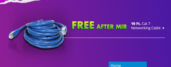 10 Ft. Cat 7 Networking Cable