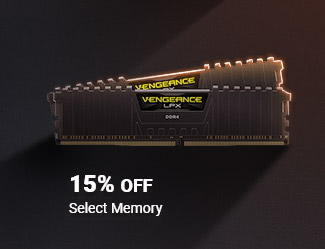 15% Off Select Memory